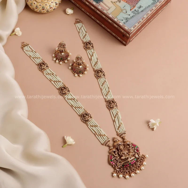 Grand Premium White Beads Haaram HA278