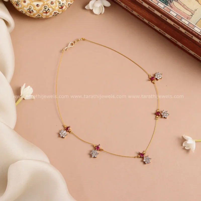 Simple Invisible Necklace N689
