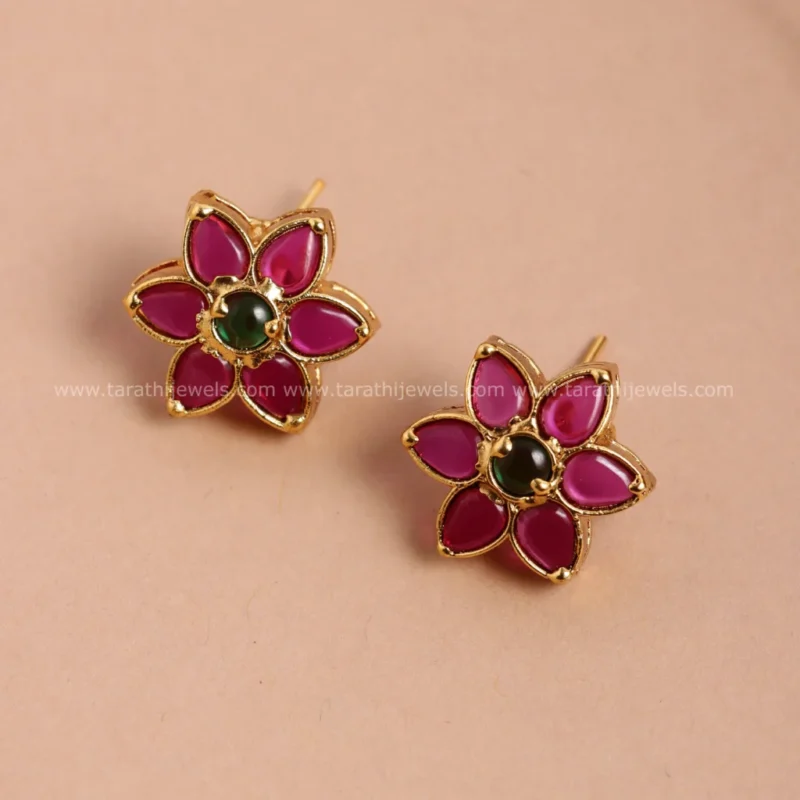 Simple Flower Invisible Necklace N683 - Image 2