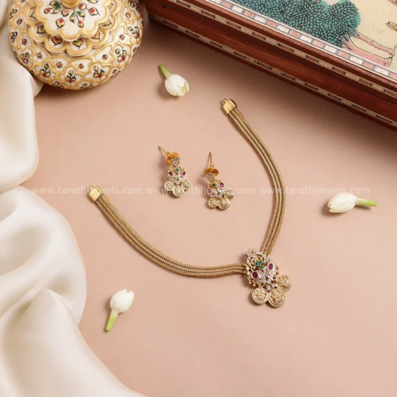 Beautiful Lakshmi Coin Choker CH338