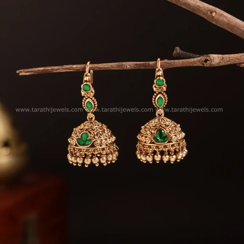 Pallavi Green Jumka EA518