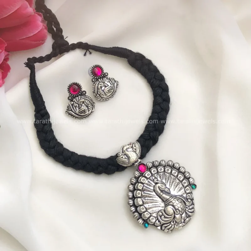 Oxidized Choker Neckpiece S20