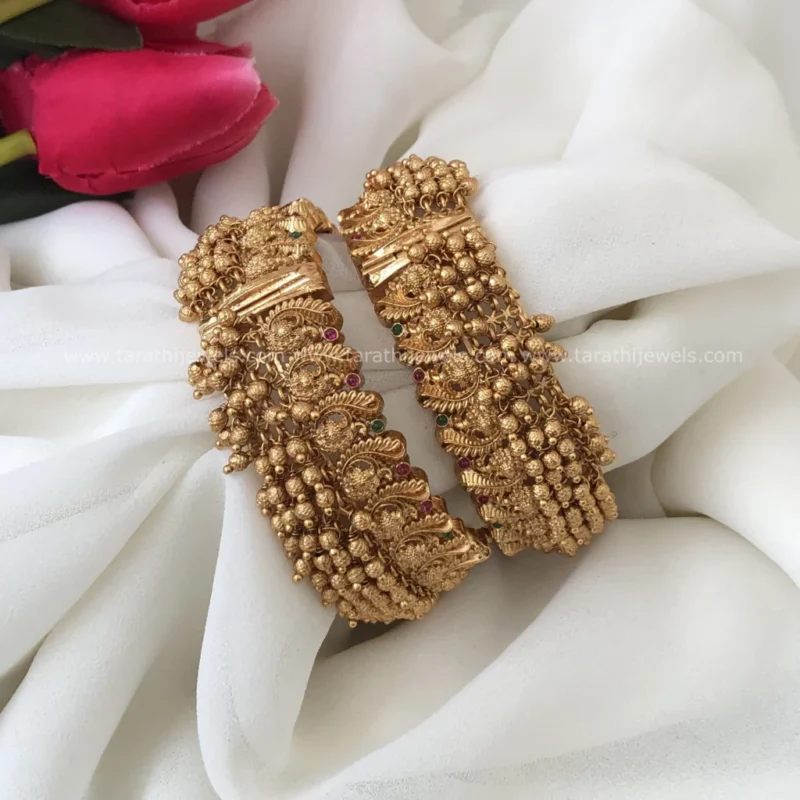 Gold Beads Bangle BA130