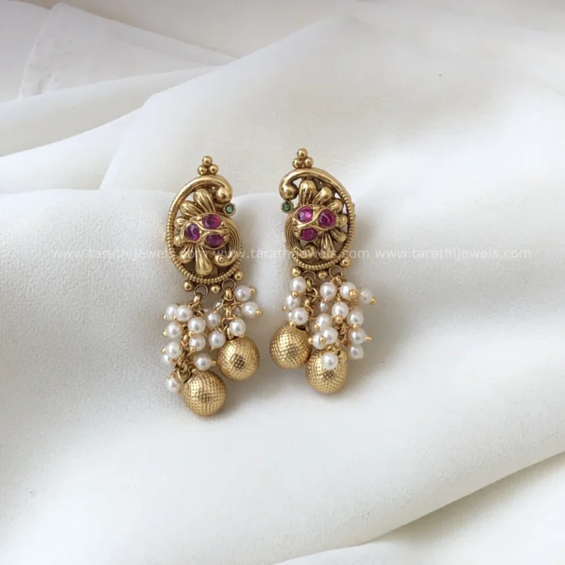 Shenba Pearl Drops Earrings EA501