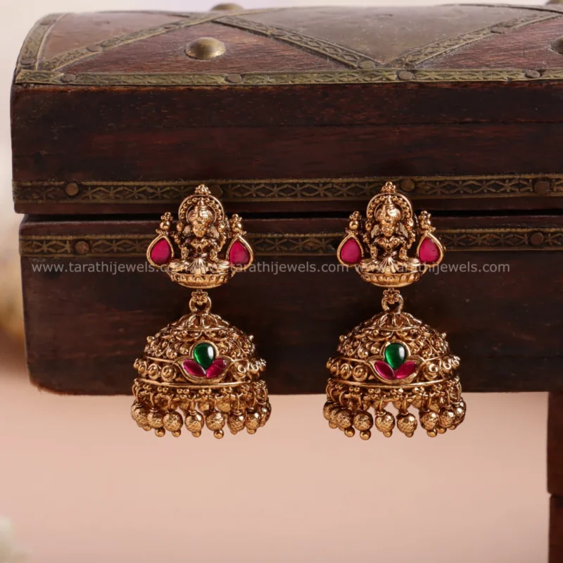 Tejasvi Antique Lakshmi Necklace N706 - Image 2