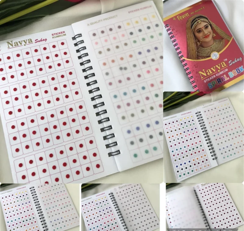 Navya Multi color Plain Bindi Book Size08 BB12