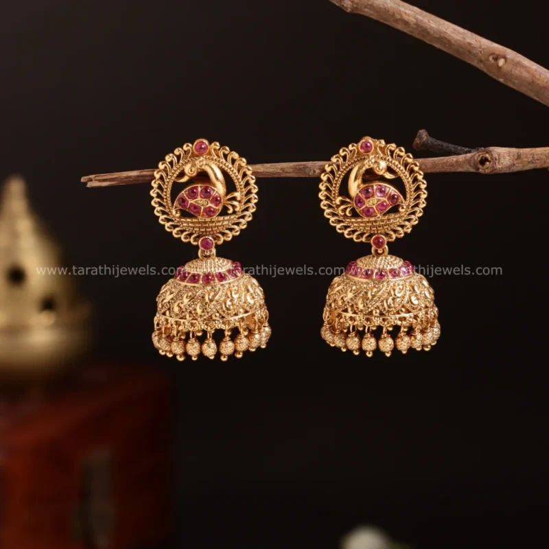 Ruby Peacock Jumka EA526