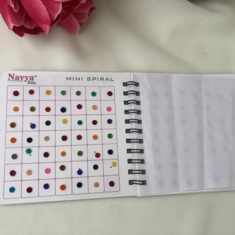 Navya Multi color Plain Bindi Book Size7 BB06 - Image 2