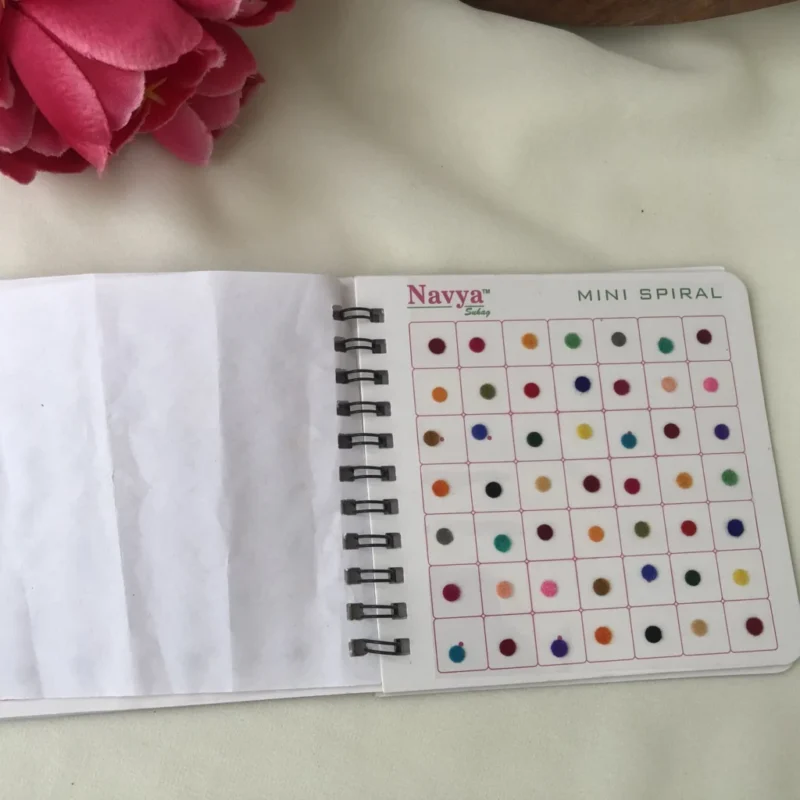 Navya Multi color Plain Bindi Book Size7 BB06 - Image 3