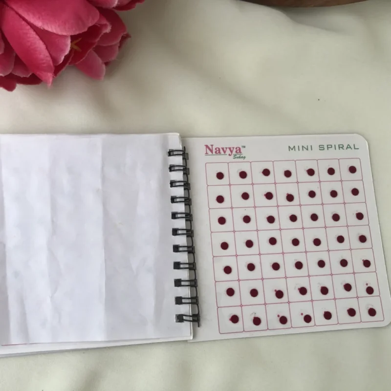 Navya Multi color Plain Bindi Book Size7 BB06 - Image 4