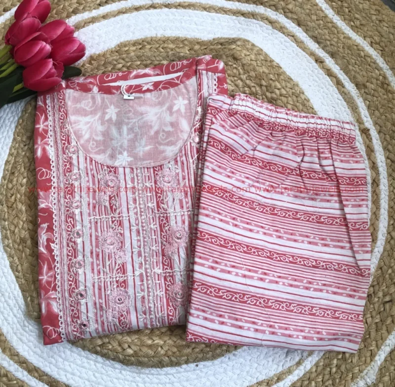 Tarathi Leaf Design Two Pieces Set DR10