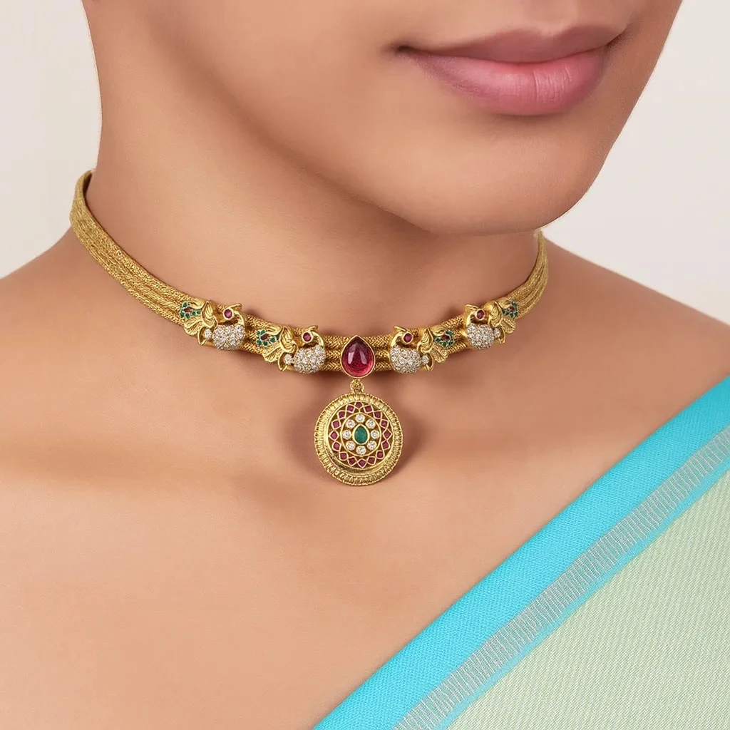 Anusha High Neck choker CH339