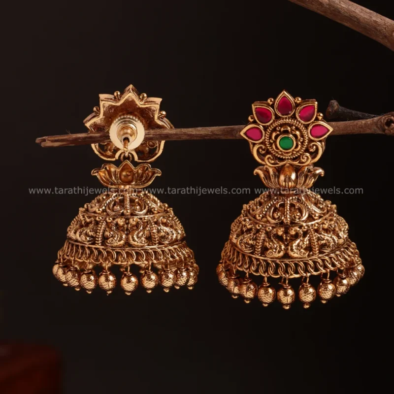 Dharani Floral Design Jumka EA539 - Image 2