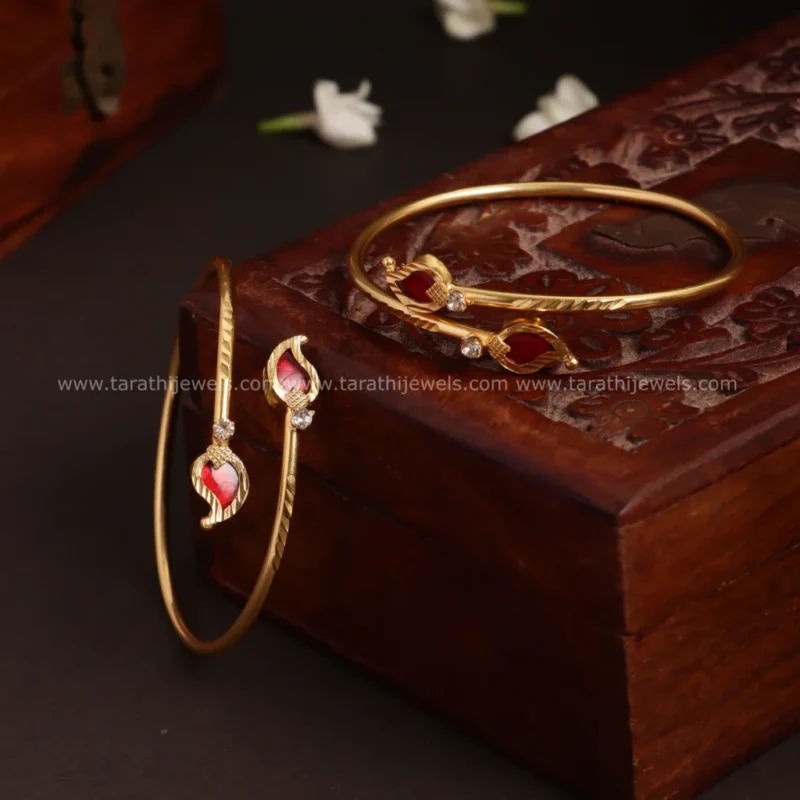 Kerala Ruby Kada Bangle BA141