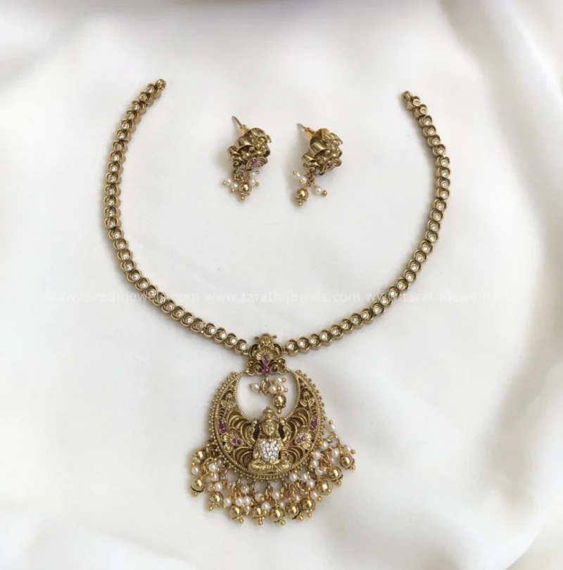 Seetha Antique Lakshmi Necklace N723