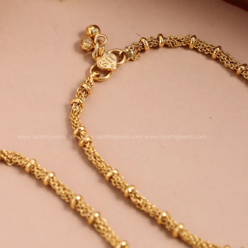 Gold Look alike Anklet AK32 - Image 2