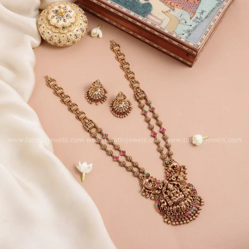 Tarathi Antique Finish Long Haaram HA315