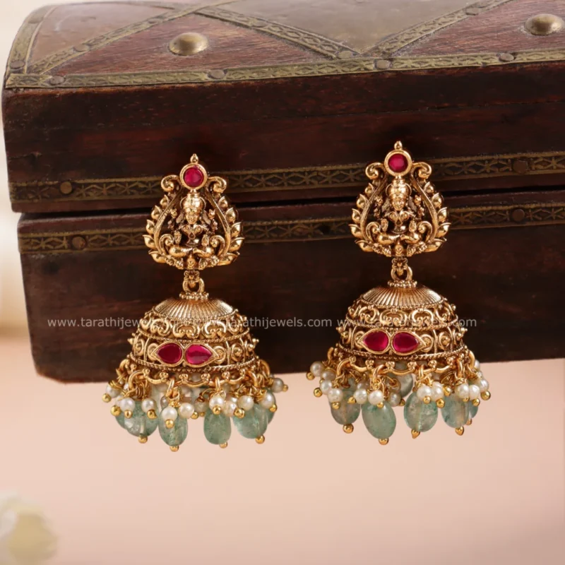 Praneetha2 Antique Lakshmi Long Haaram HA317 - Image 2