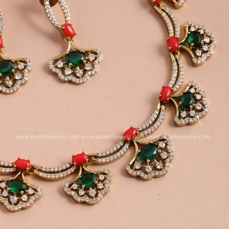 Jothi coral Necklace N753 - Image 3