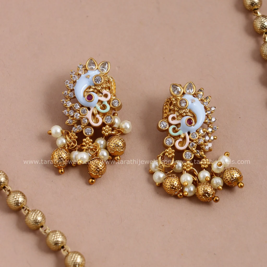 Peacock Pendant Chain N769 - Image 2