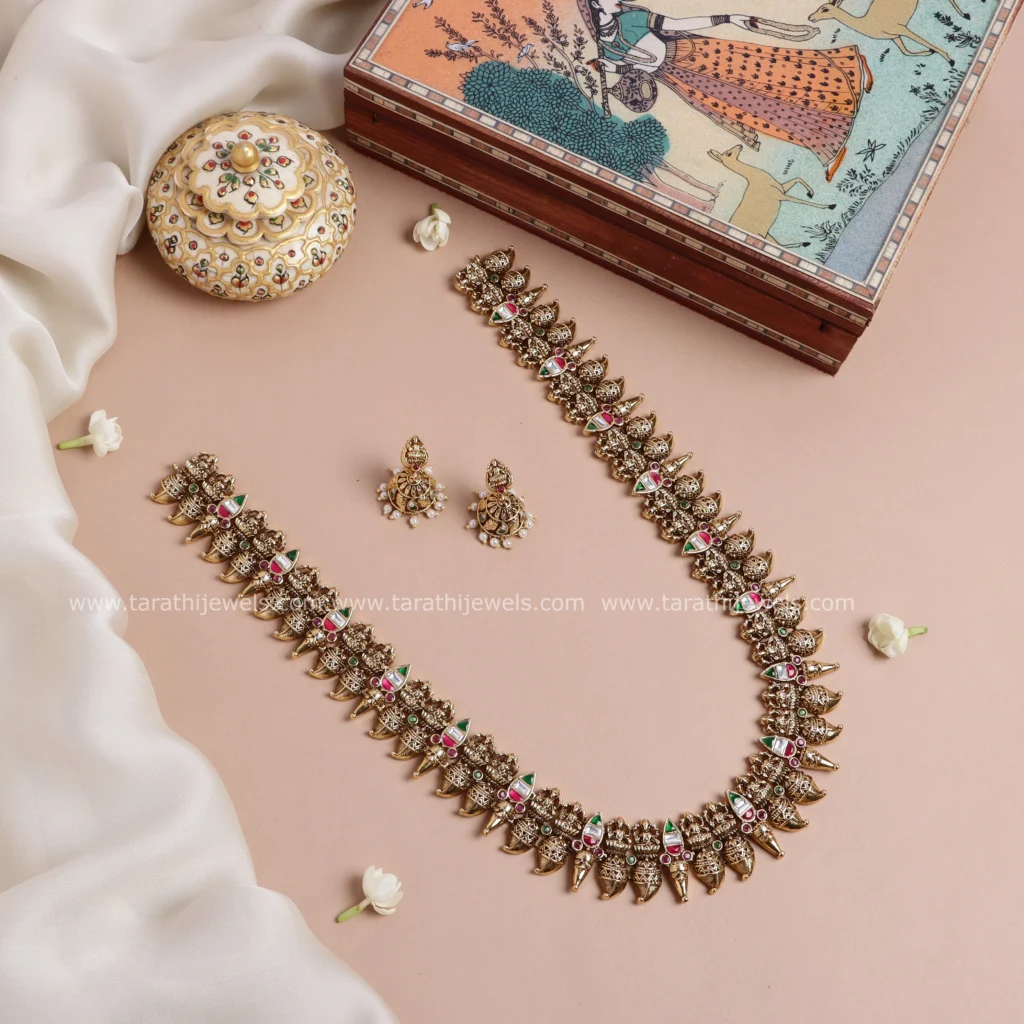 Tarathi Jadau Kundan Haaram HA327