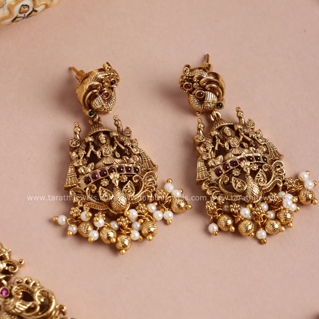 Bridal Necklace and haaram Combo BR51 - Image 4