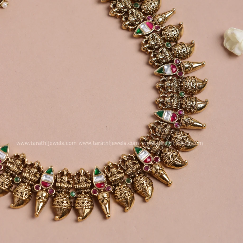 Tarathi Jadau Kundan Haaram HA327 - Image 2