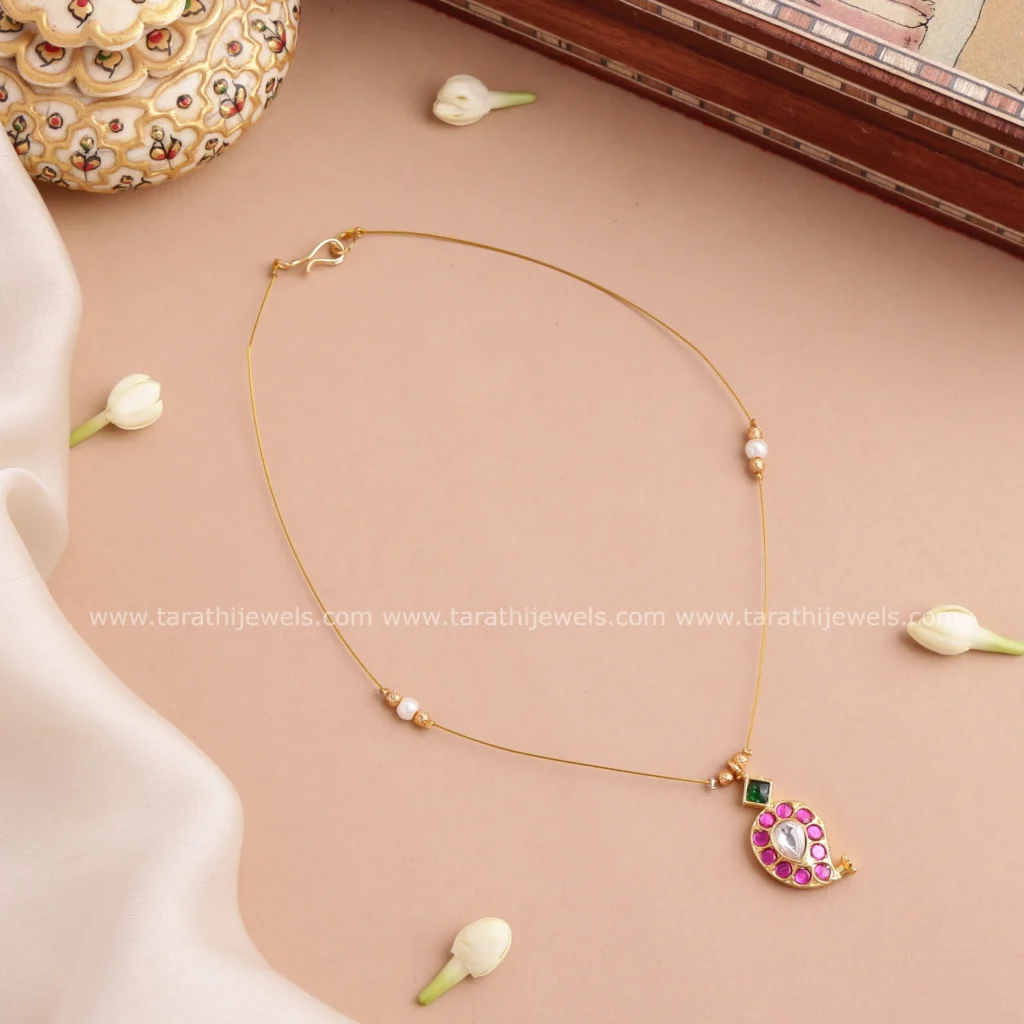 Simple Mango Invisible Necklace N784