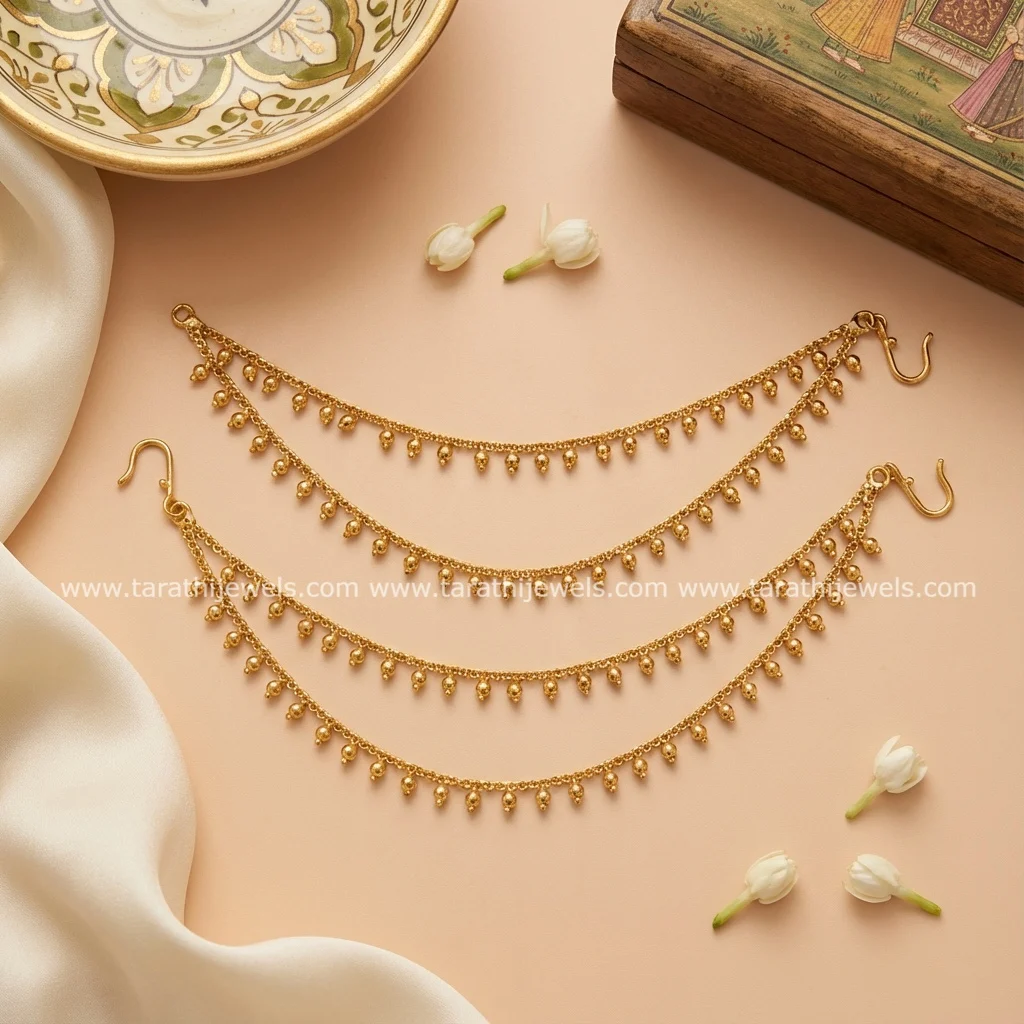 Gold Pearl Double Layered Maatal EC13