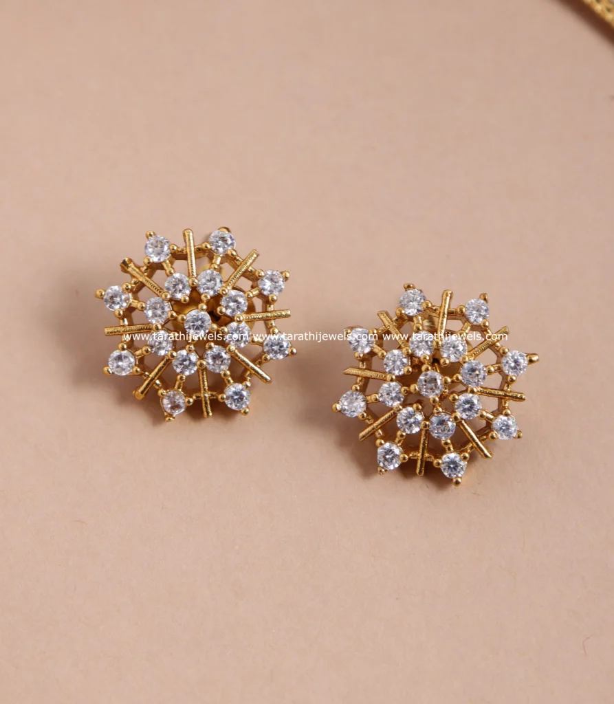 Diamond Look Alike Necklace N792 - Image 2