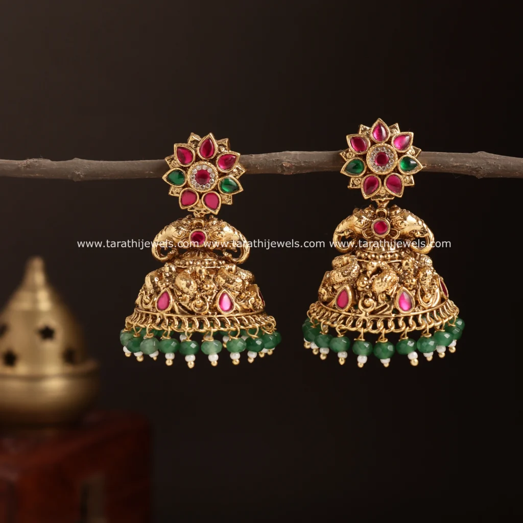 Tarathi Antique Bridal jumka EA585