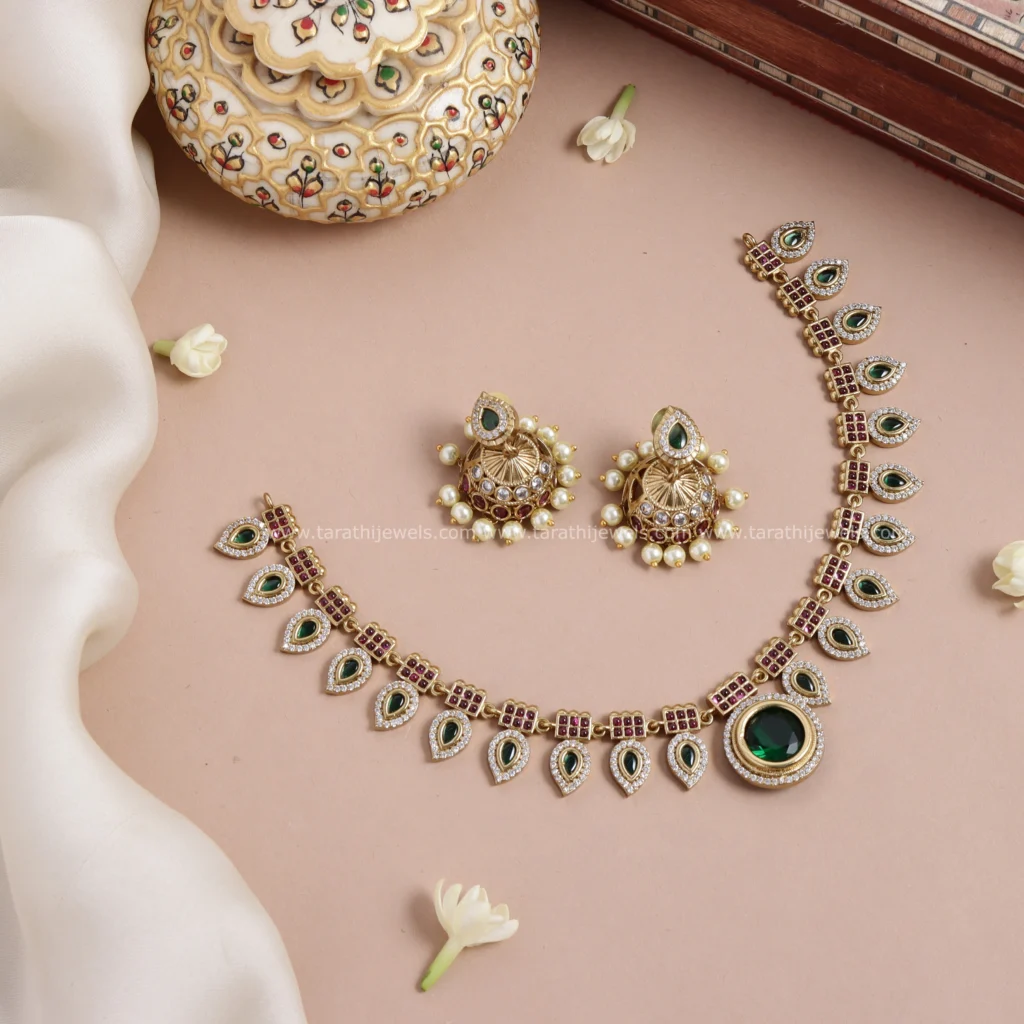 Kerala Traditional Palakka Necklace N825