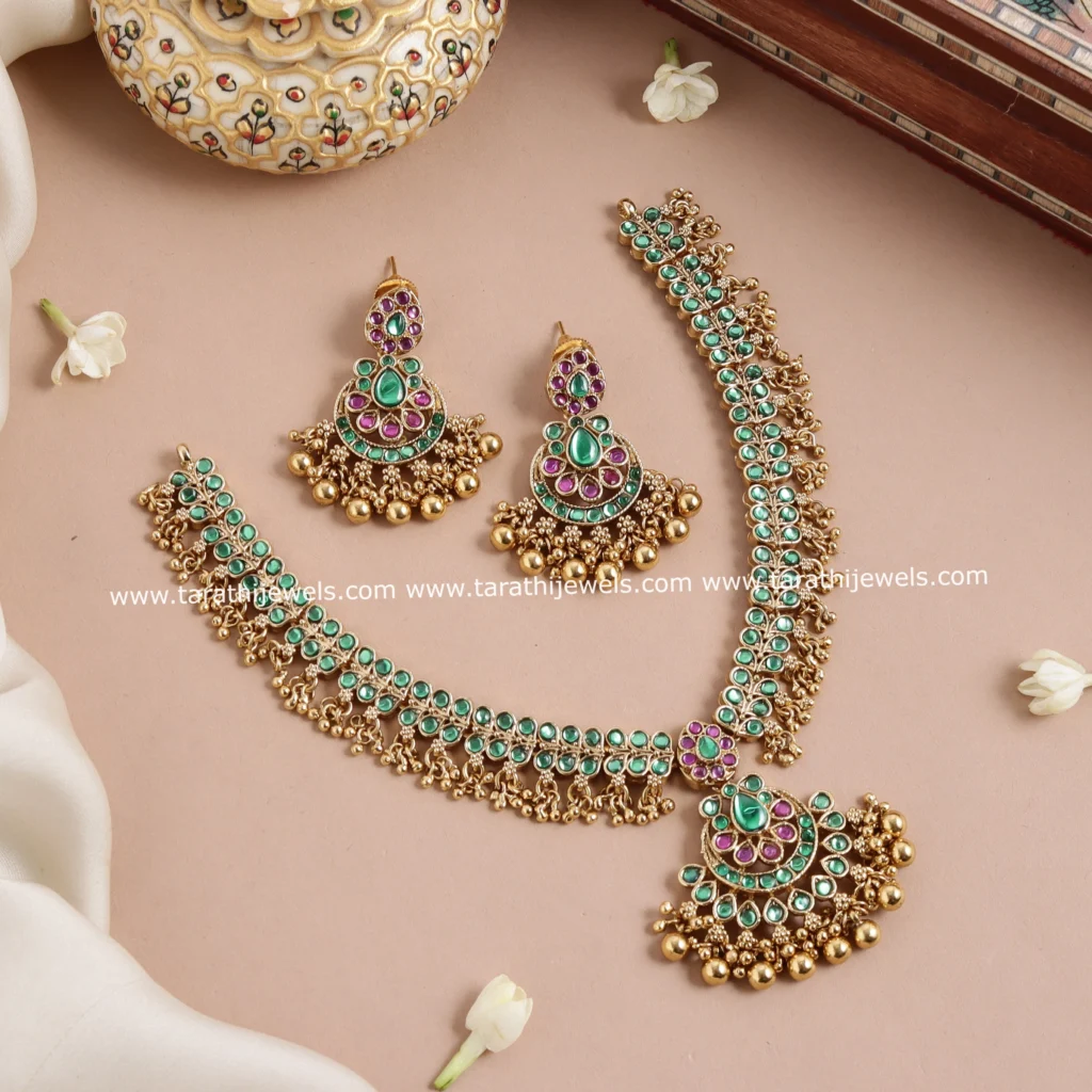 Revathi Traditional Kemp Necklace N803
