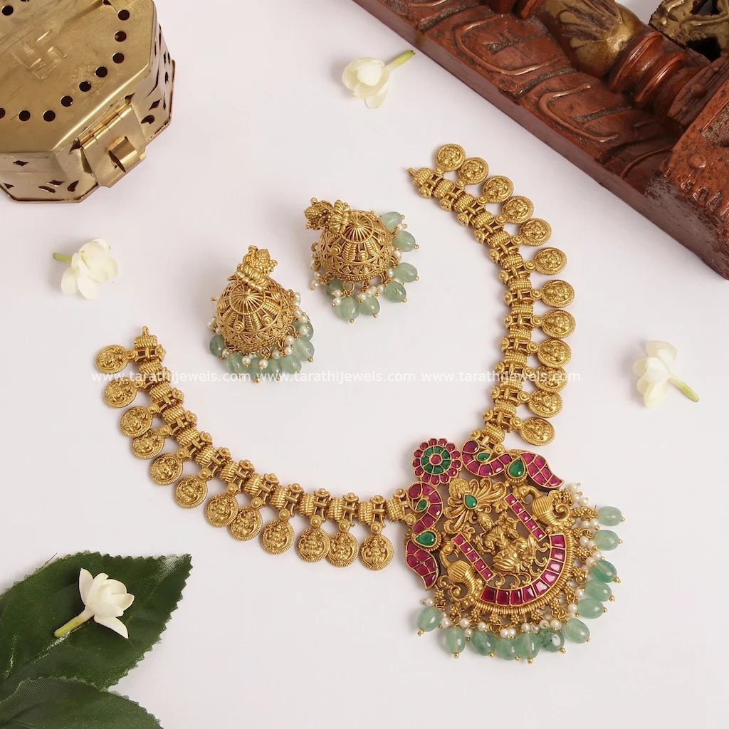 Premium Quality Lakshmi coin Necklace N880