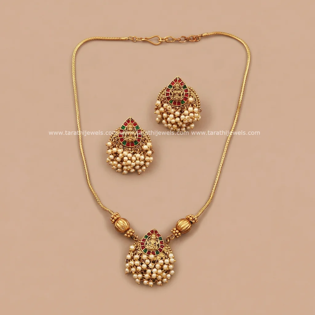 Stunning Lakshmi design Pendant Necklace N877