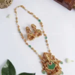 Tarathi Antique Lord Ganeesha Pendant Haaram HA365