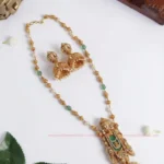 Tarathi Antique Lord Perumal Pendant Haaram HA366