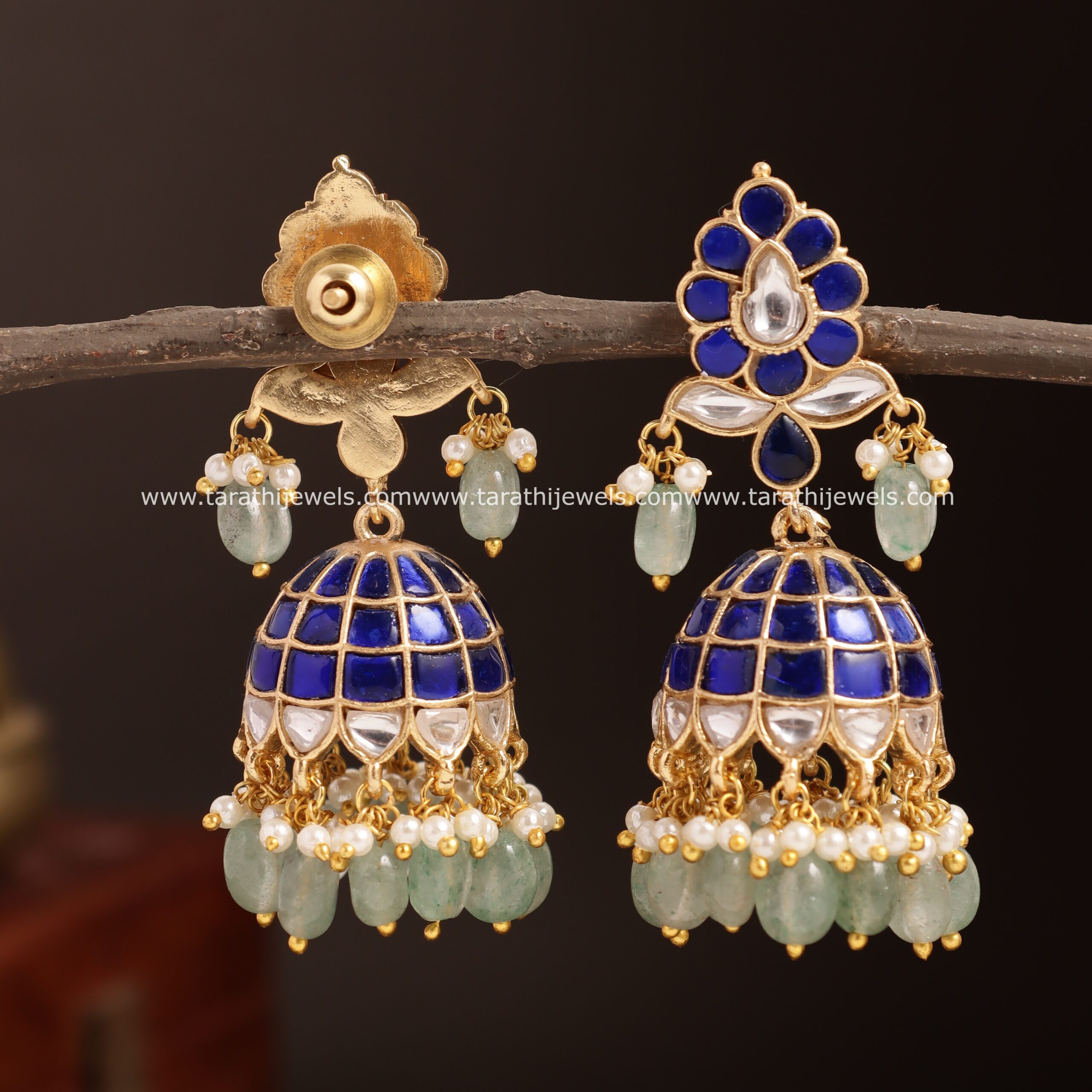 Jadau Earrings EA602 - Image 2