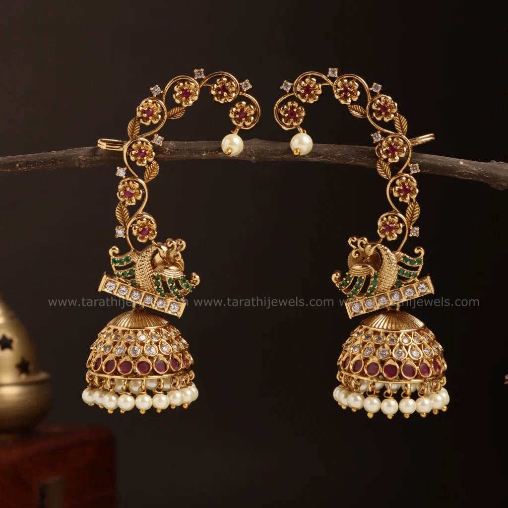 Peacock Kemp Earcuff Jumka EA634