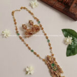 Tarathi Antique Lord Perumal Pendant Haaram HA366