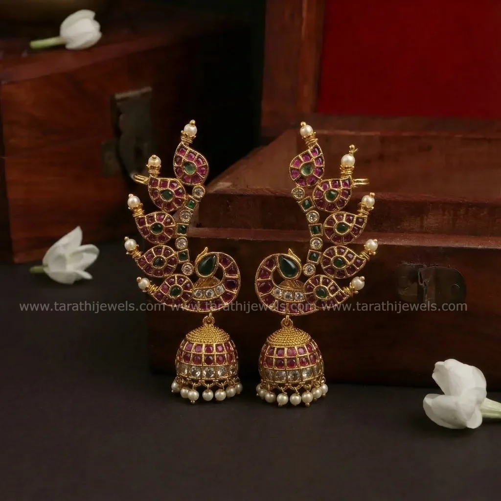 Peacock Kemp Earcuff Jumka EA662