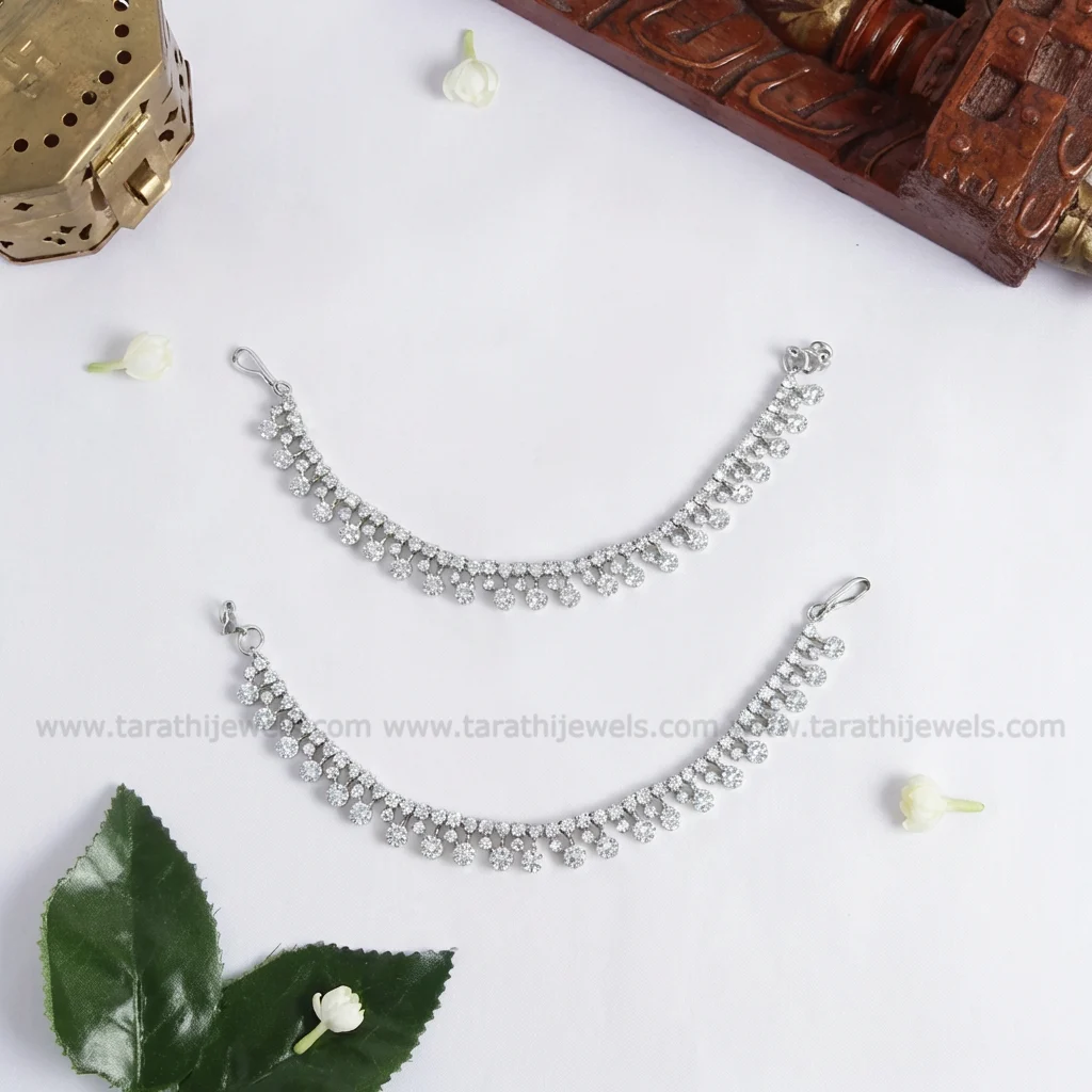 Diamond Look alike Earring Chain EC141