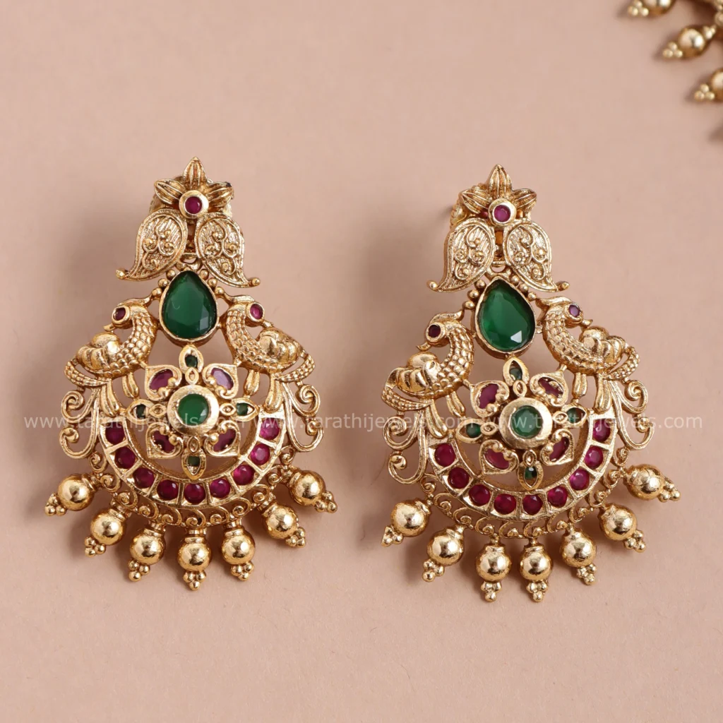 Antique Chakra Coin Haaram HA395 - Image 2