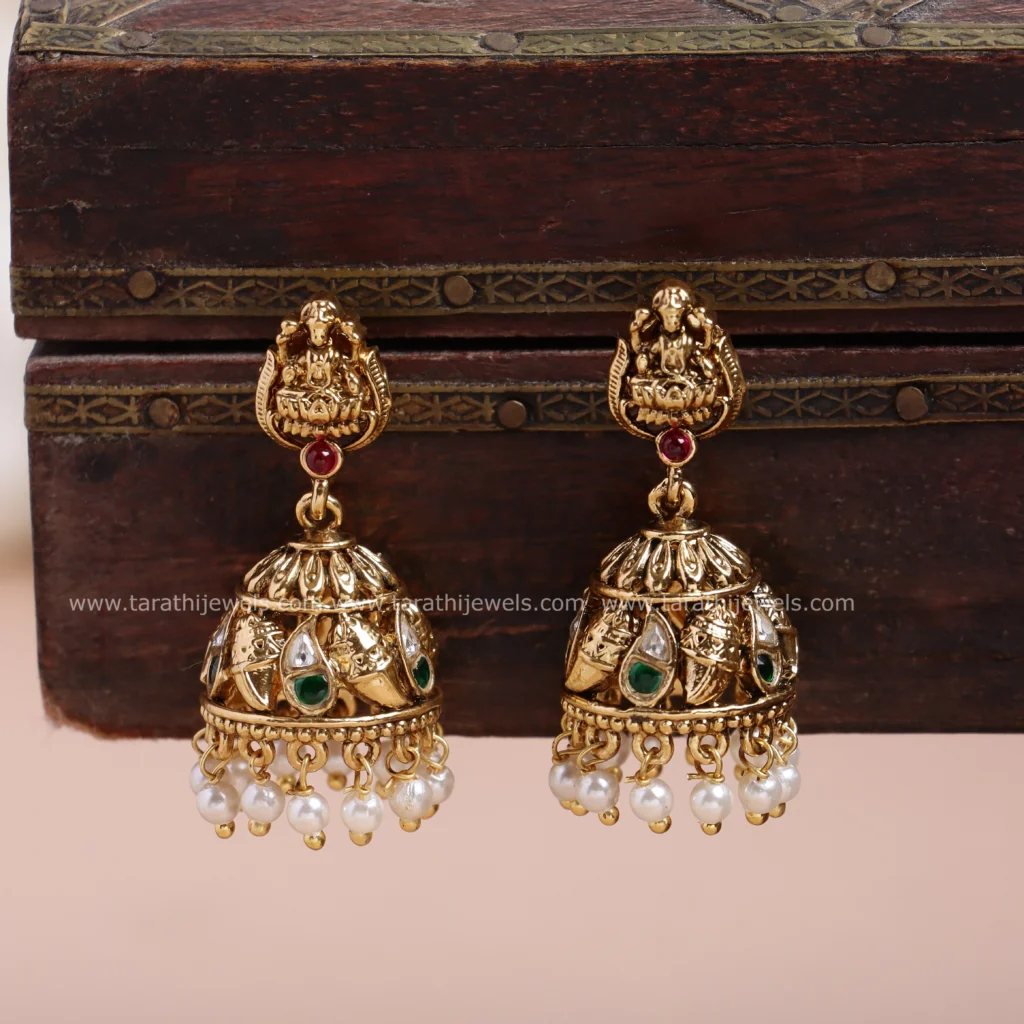 Tarathi Jadau Statement Bridal Combo BR66 - Image 4